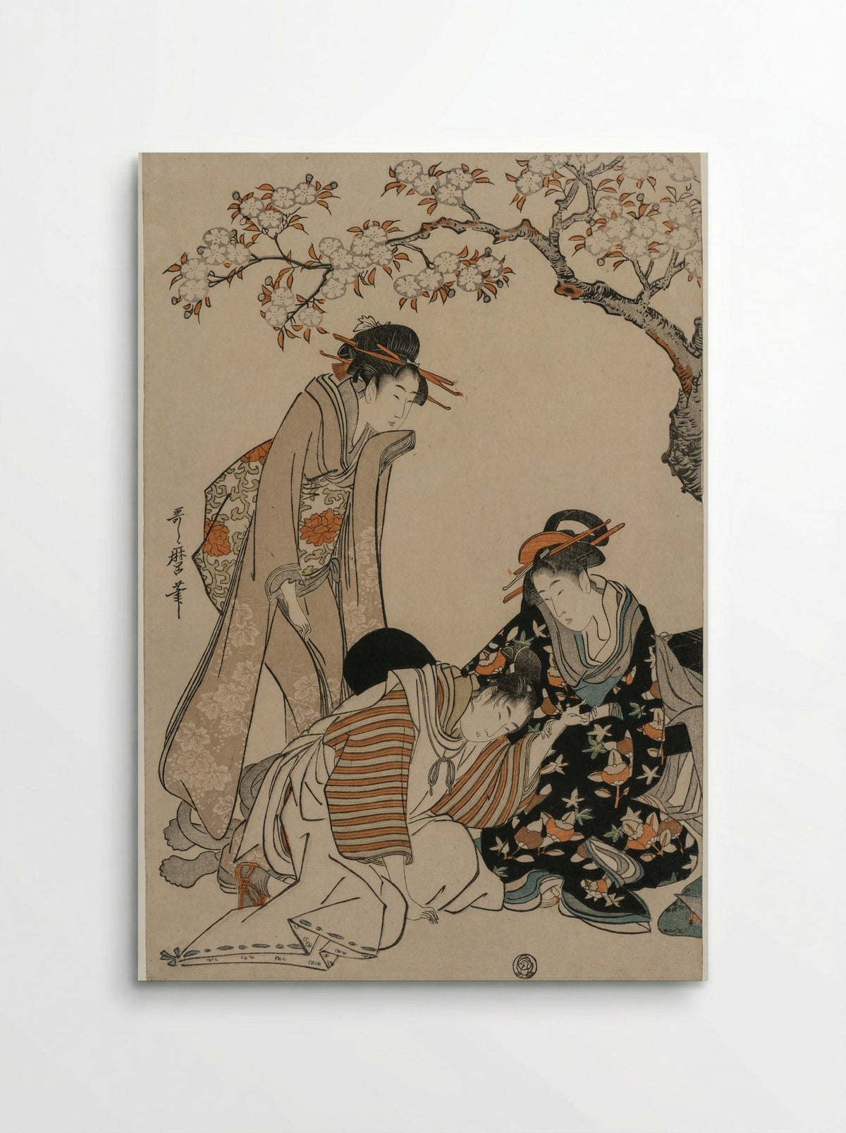 An Imperial Carriage - Kitagawa Utamaro - Poster