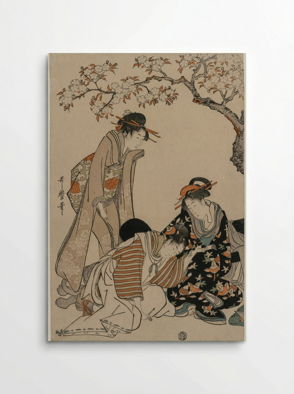 An Imperial Carriage - Kitagawa Utamaro - Poster