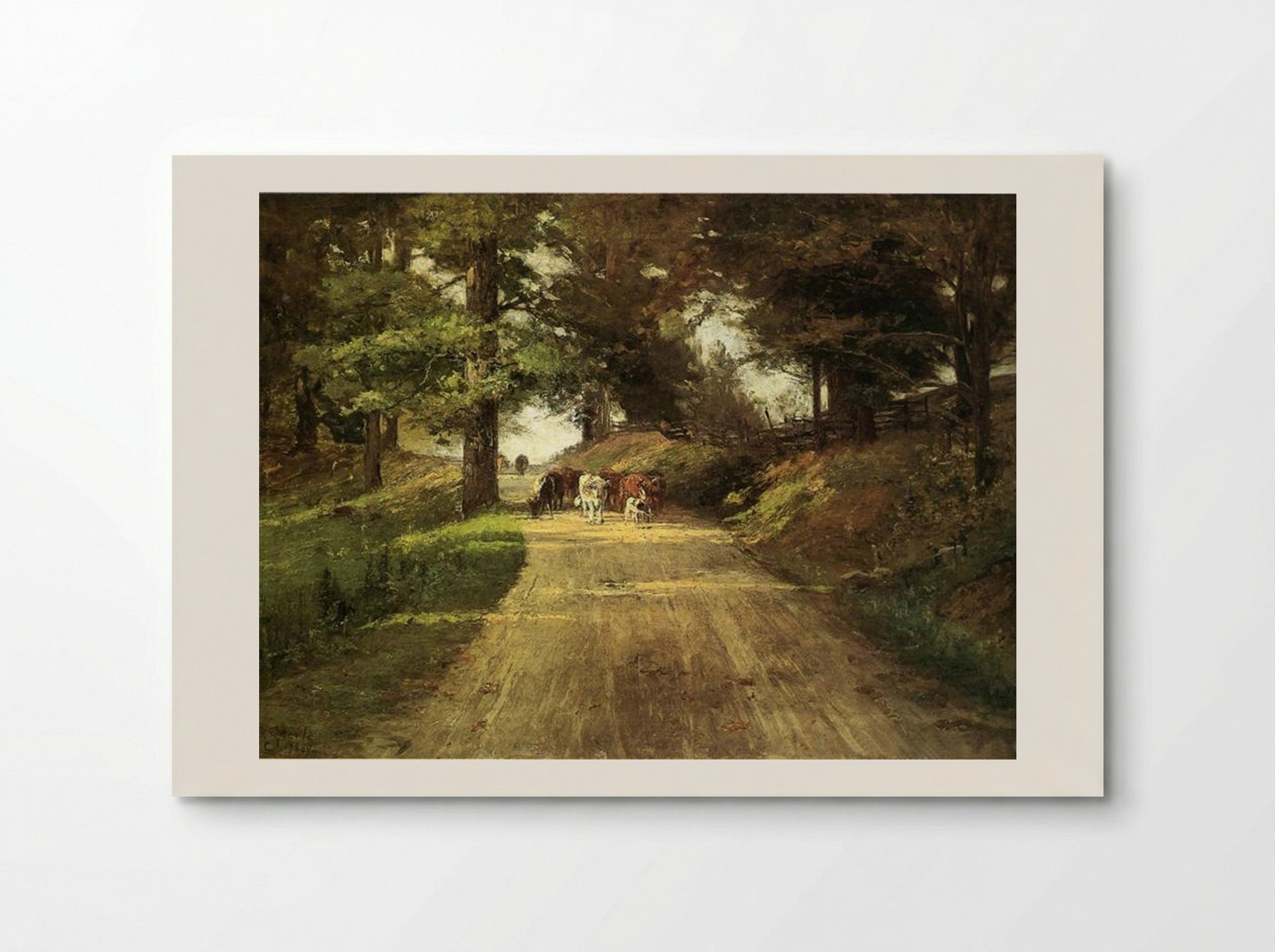 An Indiana Road - T. C. Steele - Poster
