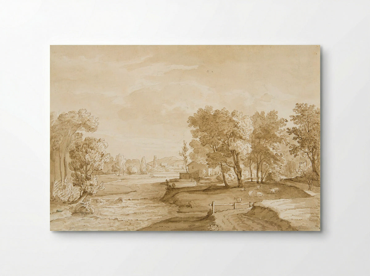An Italian Landscape - Florian Grospietsch - Poster