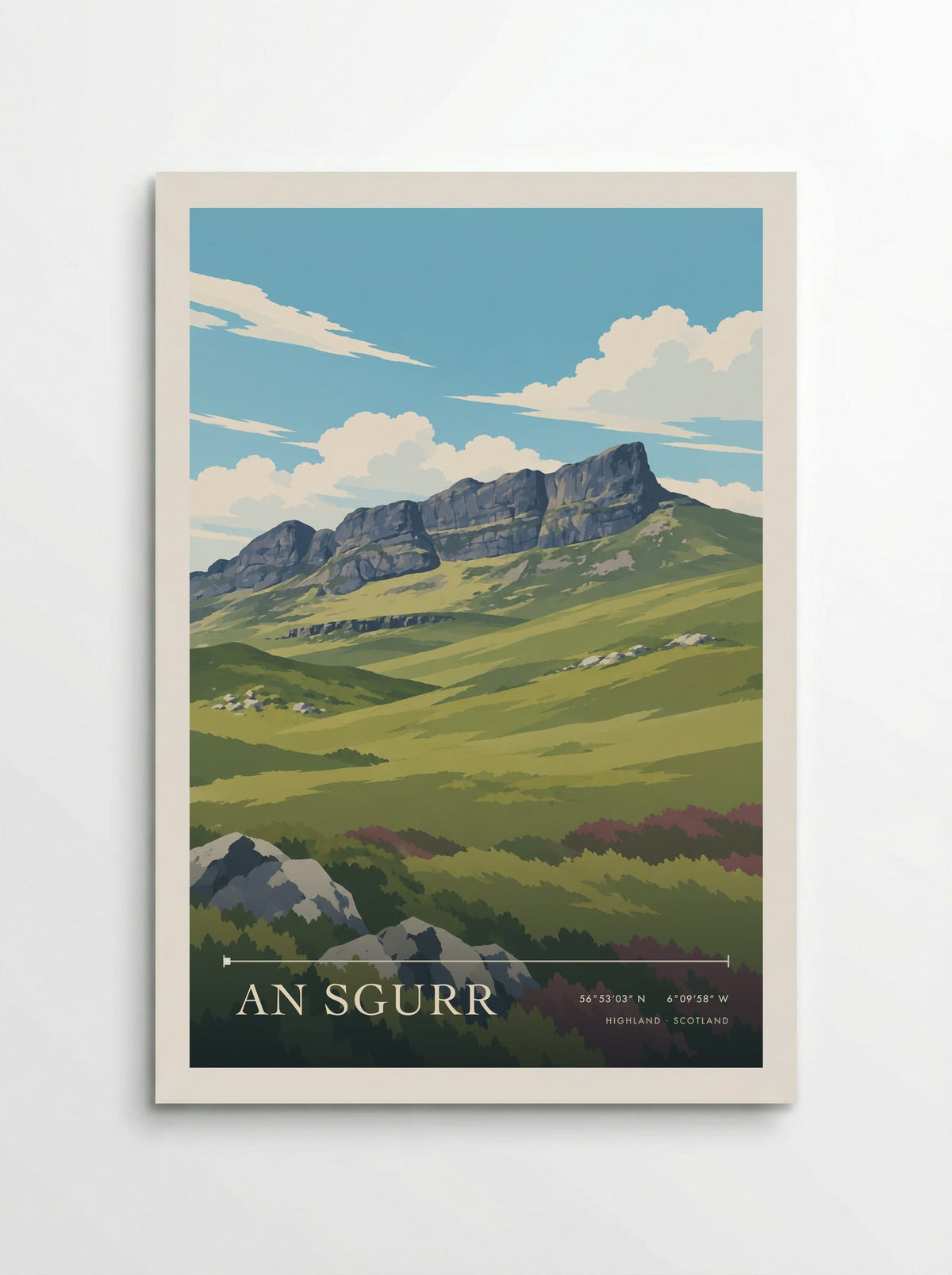 An Sgurr, Highland | Travel Poster - Poster