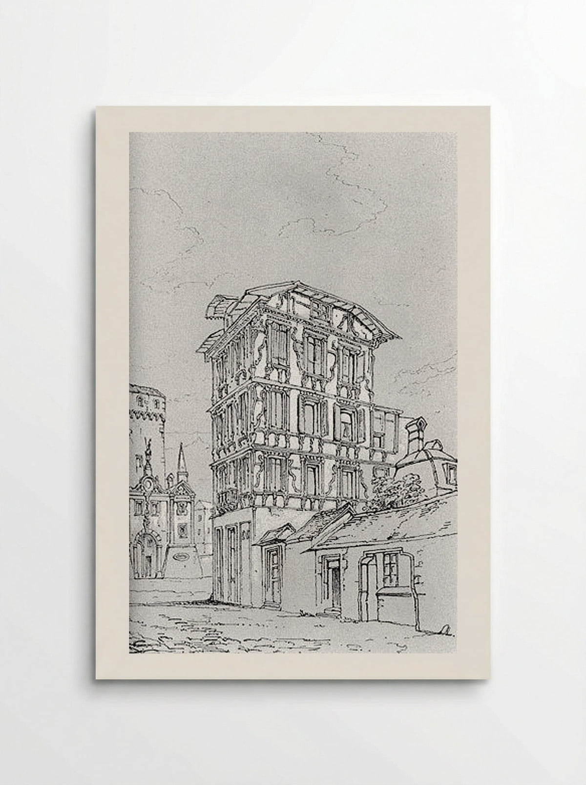 Ancient Maison Lucerne - John Ruskin - Poster