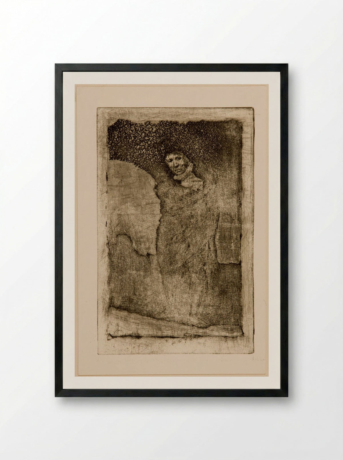Andalusian Smuggler - Francisco José de Goya y Lucientes - Framed Print Black