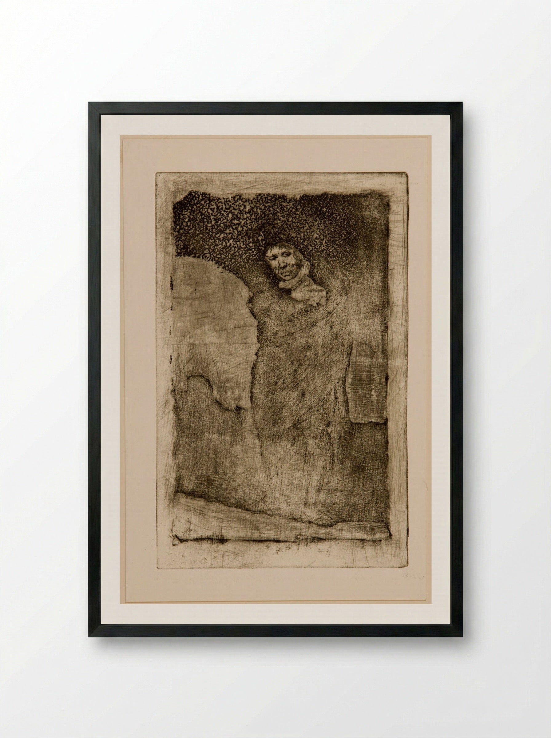 Andalusian Smuggler - Francisco José de Goya y Lucientes - Framed Print Black