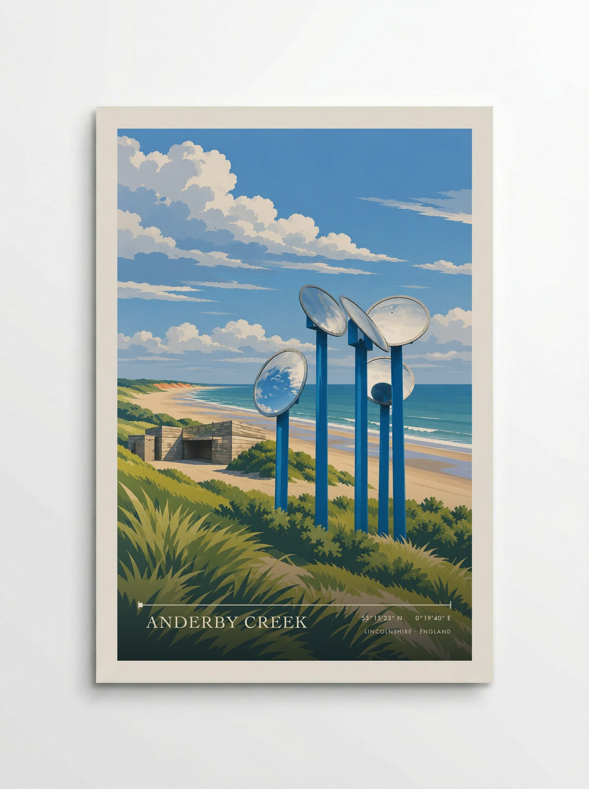 Anderby Creek, Lincolnshire | Travel Poster - Poster