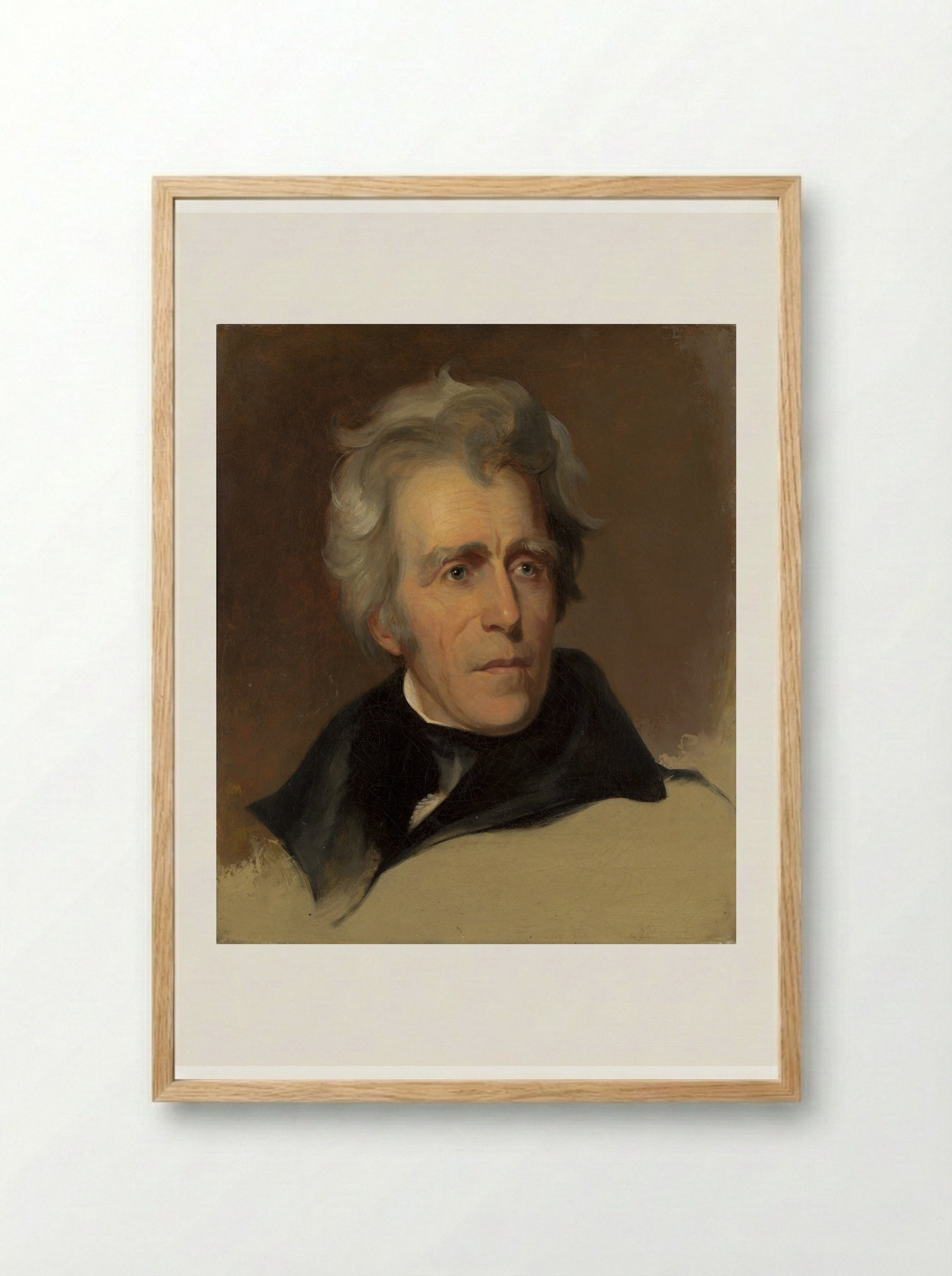 Andrew Jackson (Study) - Thomas Sully - Framed Print Wood