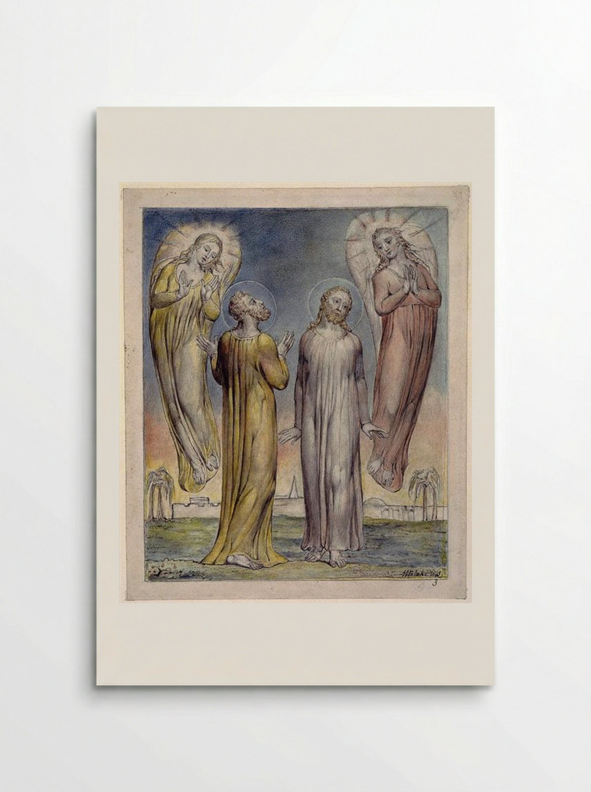Andrew, Simon Peter Searching for Christ - William Blake - Poster
