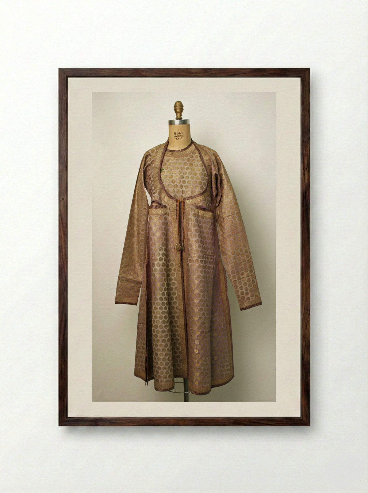 Angarkha - Unknown Artist - Framed Print Dark Wood