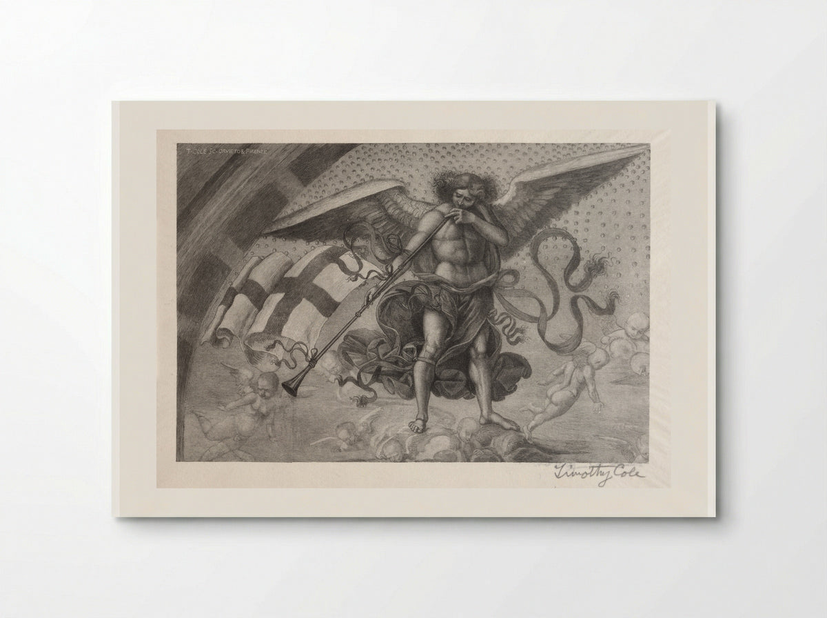 Angel Sounding Trumpet - Timothy Cole - Poster