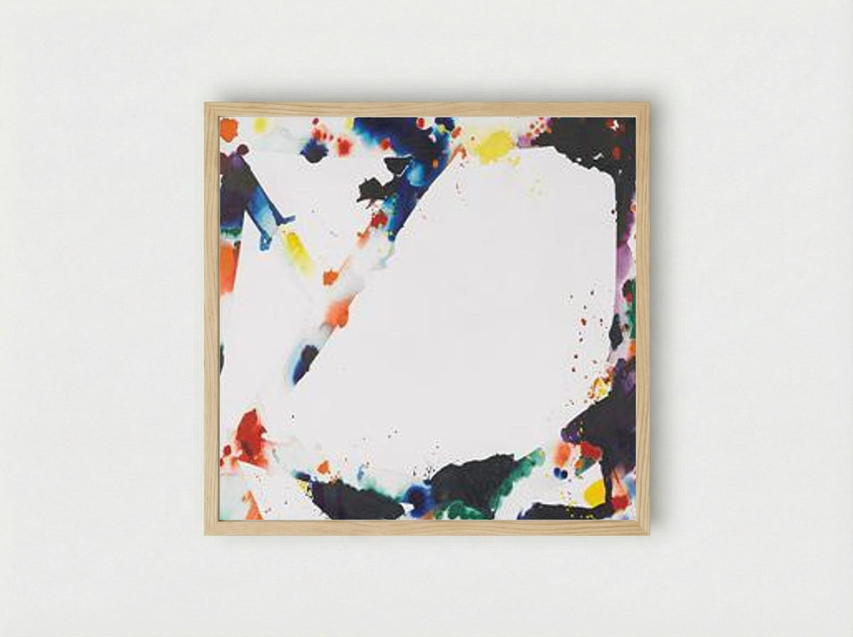 Angel Trails - Sam Francis - Framed Print Wood