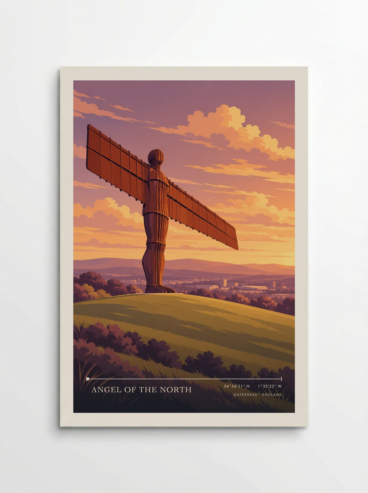 Angel of the North, Gateshead | Travel Poster - Poster