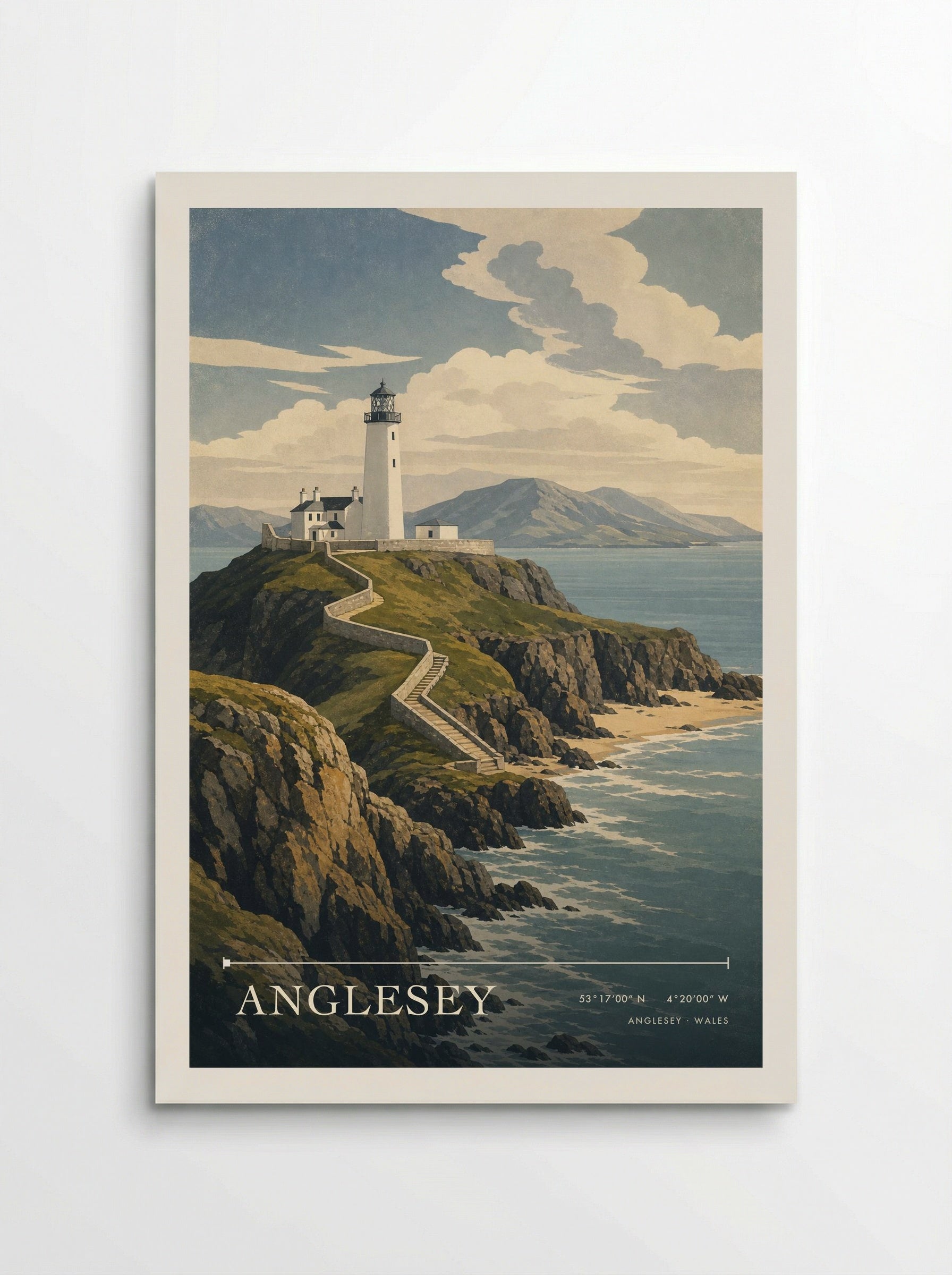 Anglesey Wales Travel Poster - Poster