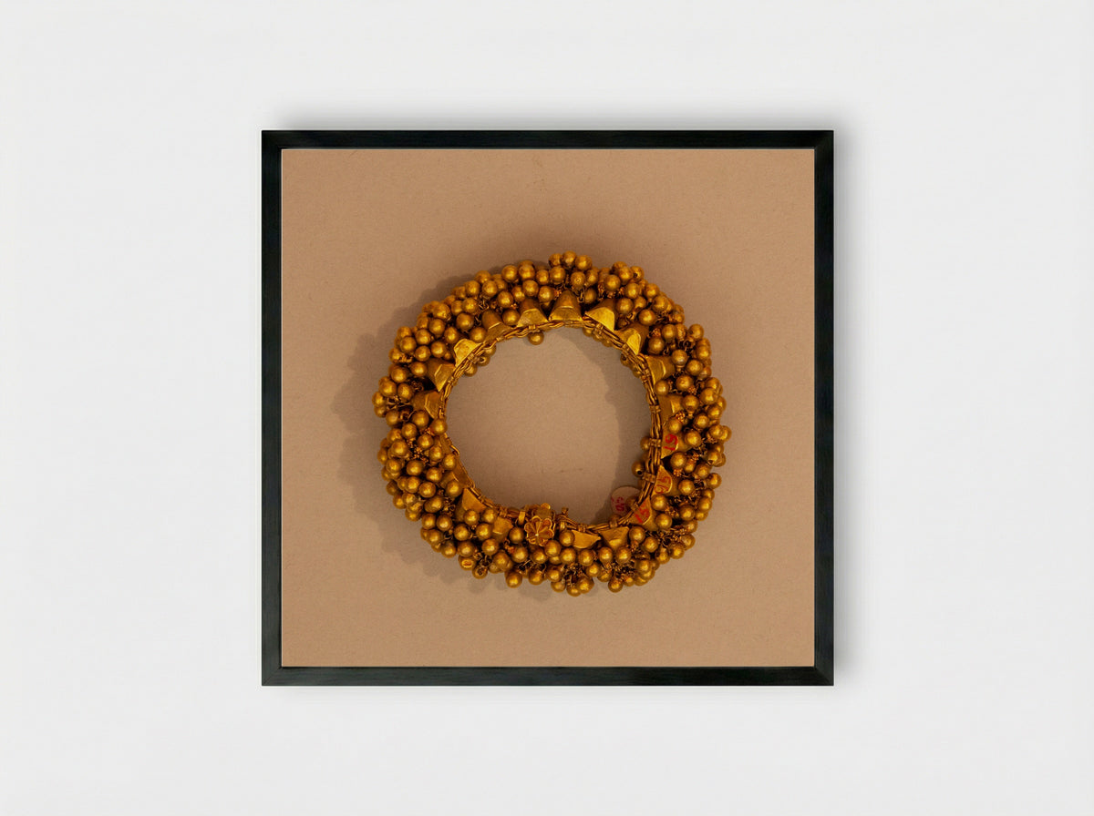 Anklet (Paizeb), One of a Pair - Unknown Artist - Framed Print Black
