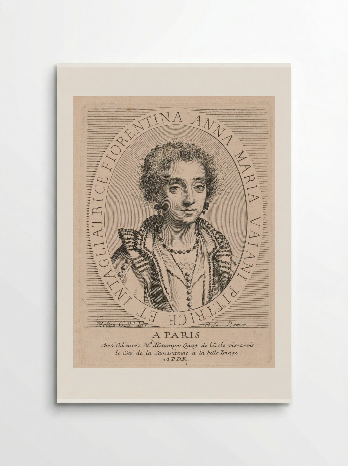 Anna Maria Vaiani - Claude Mellan - Poster