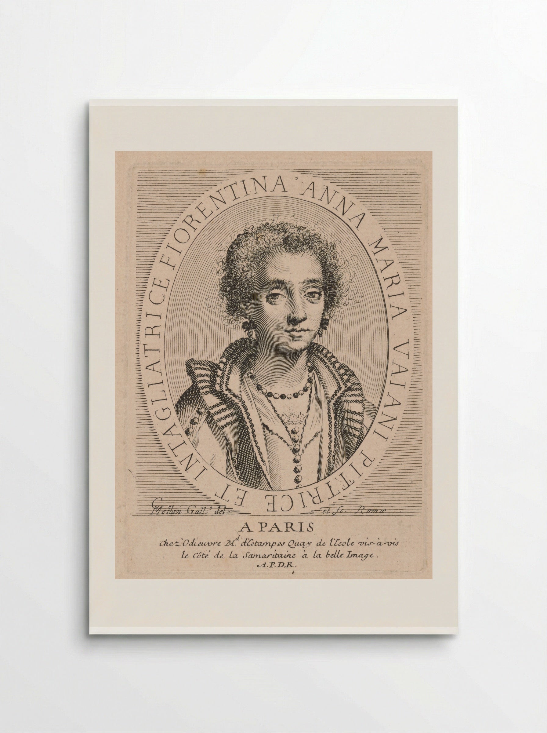 Anna Maria Vaiani - Claude Mellan - Poster