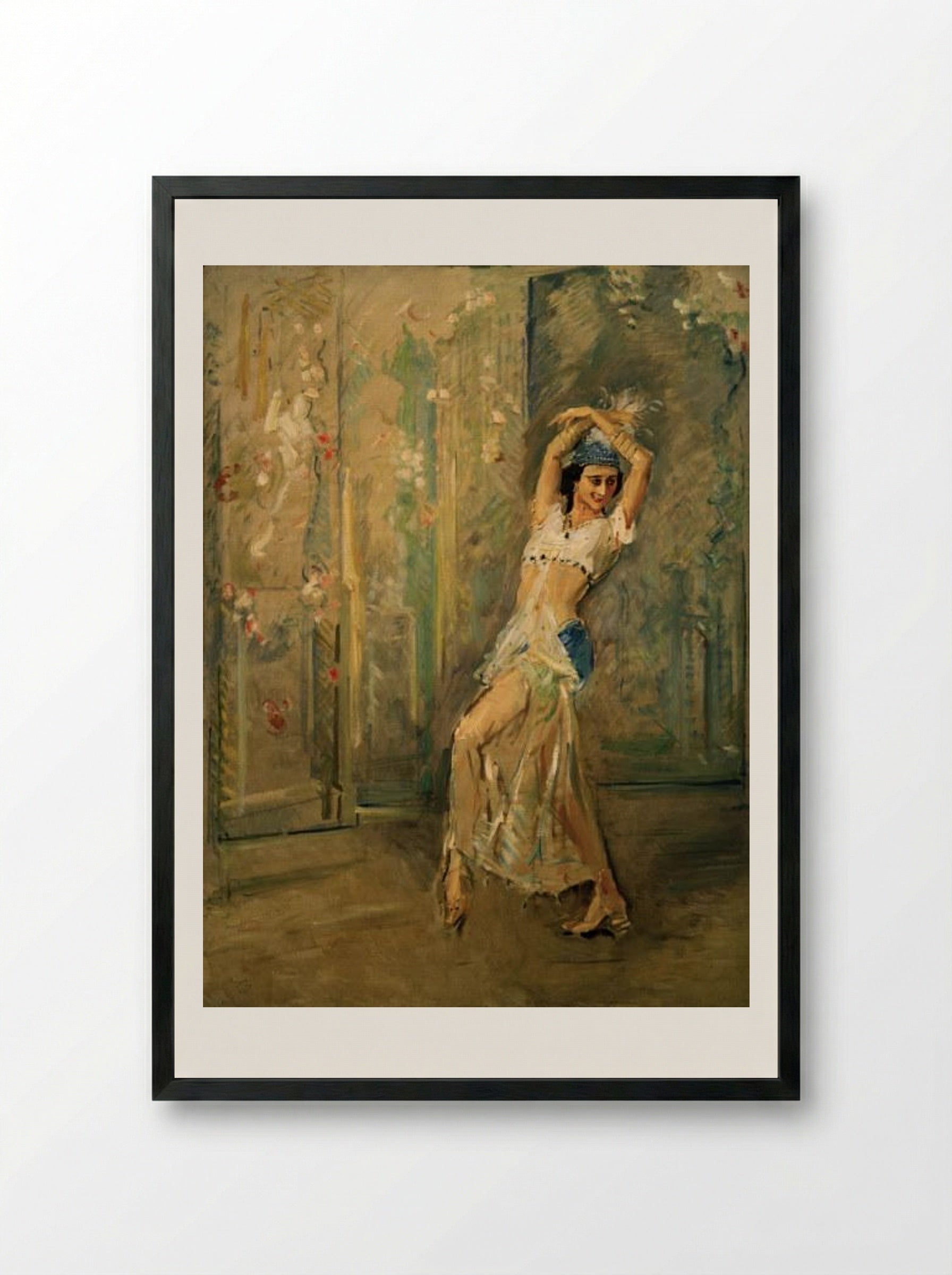 Anna Pavlova - Max Slevogt - Framed Print Black