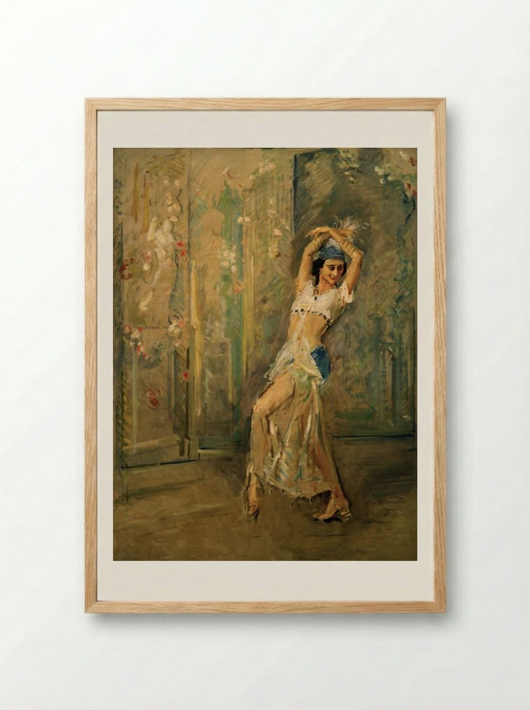 Anna Pavlova - Max Slevogt - Framed Print Wood