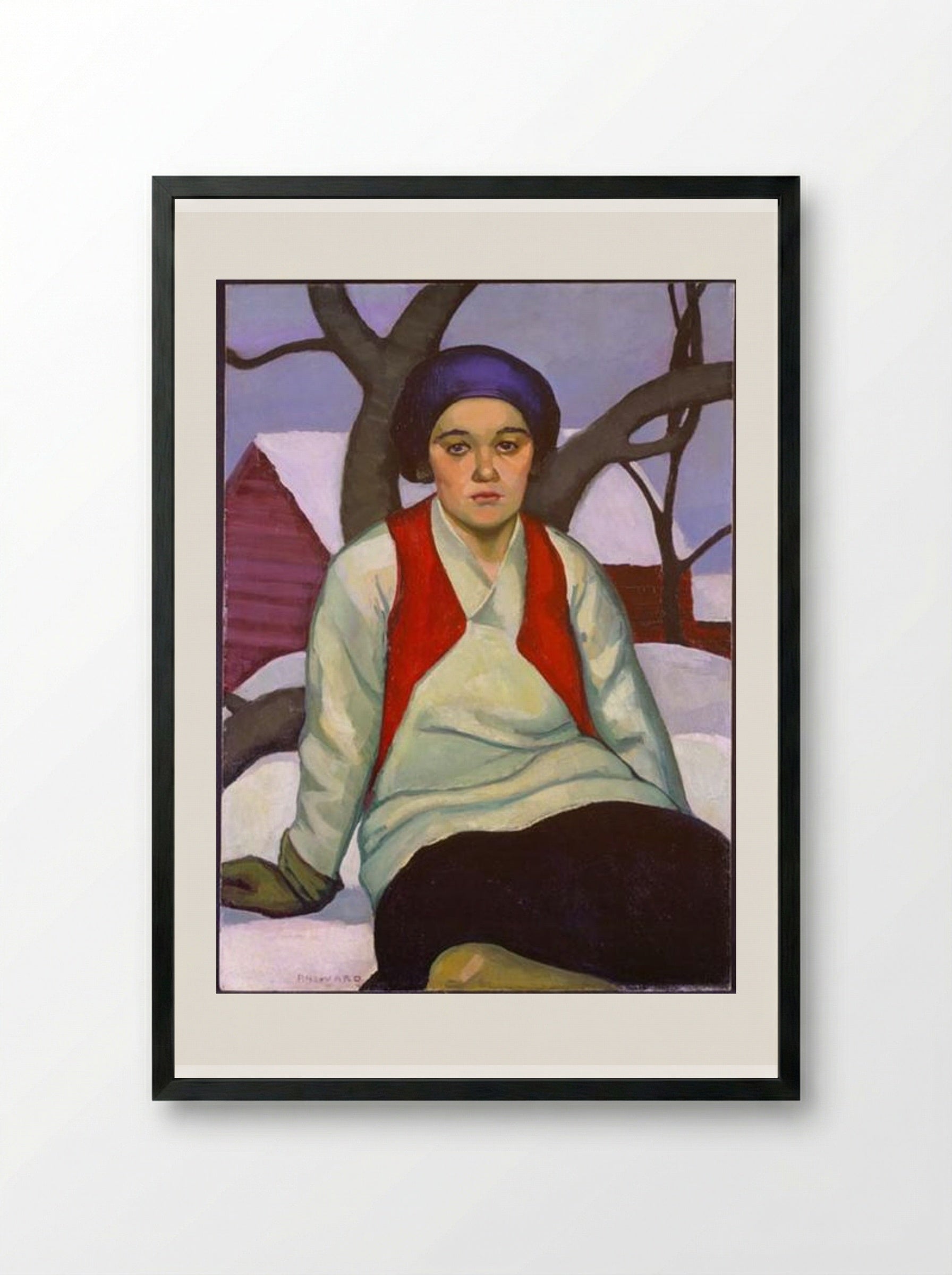 Anna - Prudence Heward - Framed Print Black