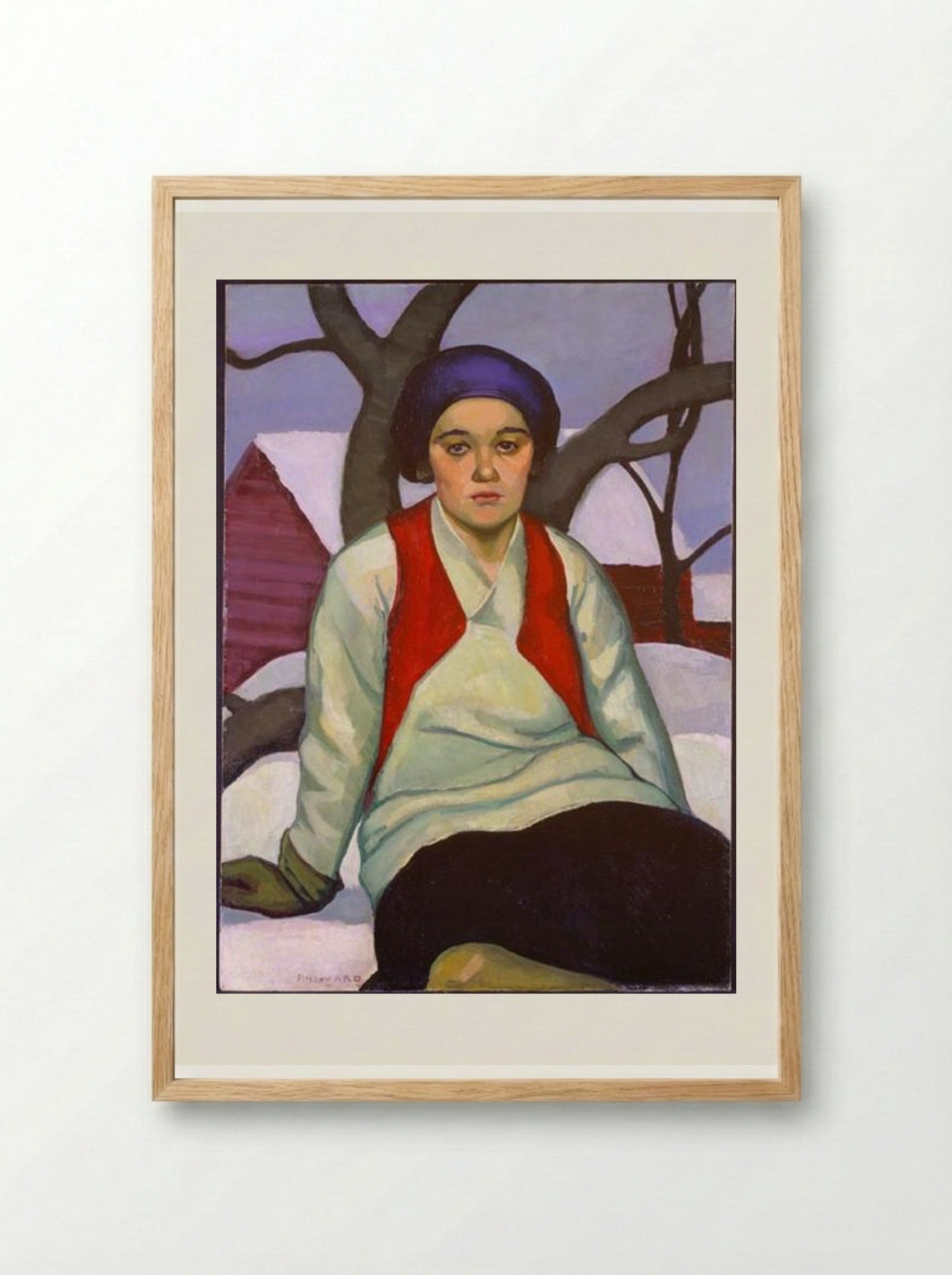 Anna - Prudence Heward - Framed Print Wood
