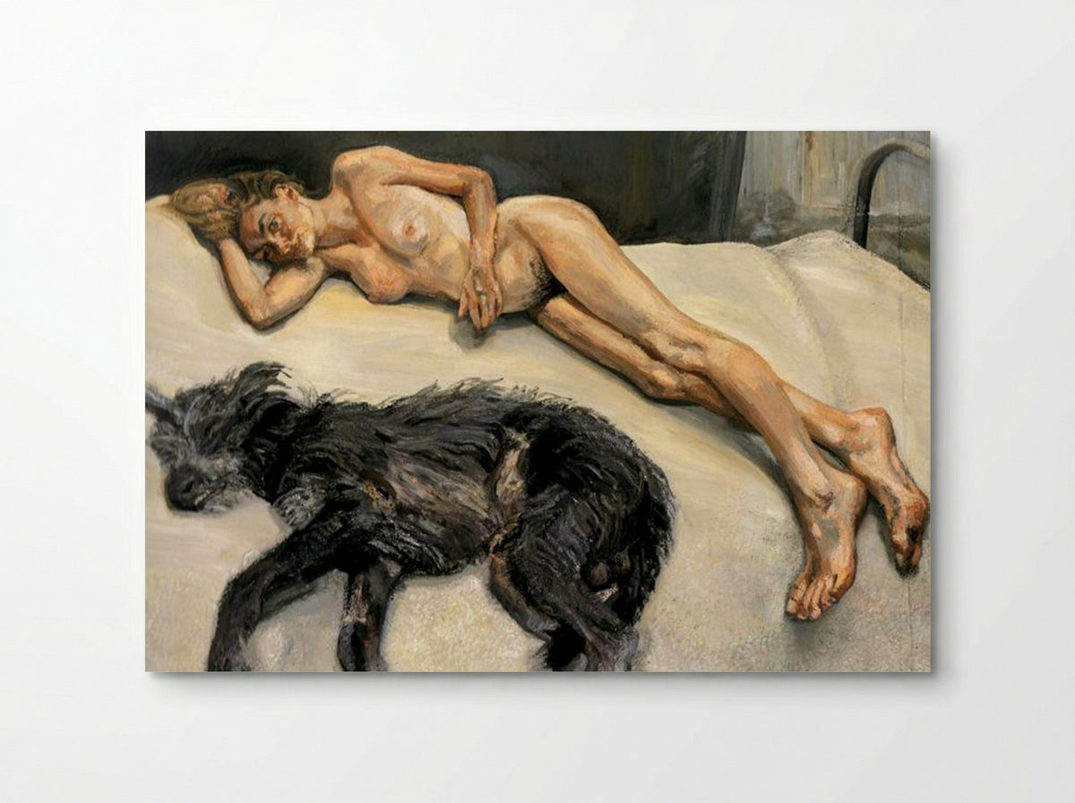 Annabel and Rattler - Lucian Freud - Poster