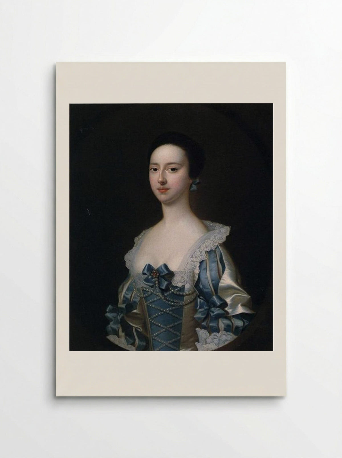 Anne Bateman, later Mrs. John Gisbourne - Joseph Wright of Derby - Poster
