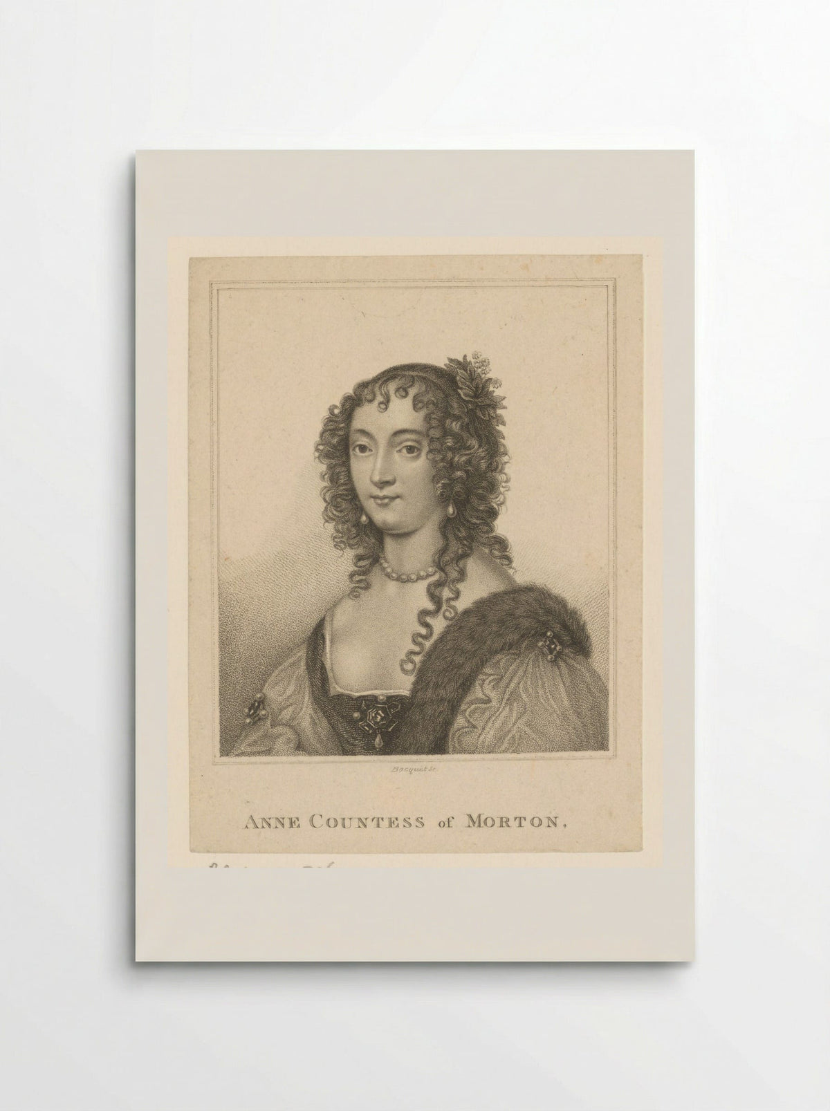 Anne, Countess of Morton - John Scott - Poster