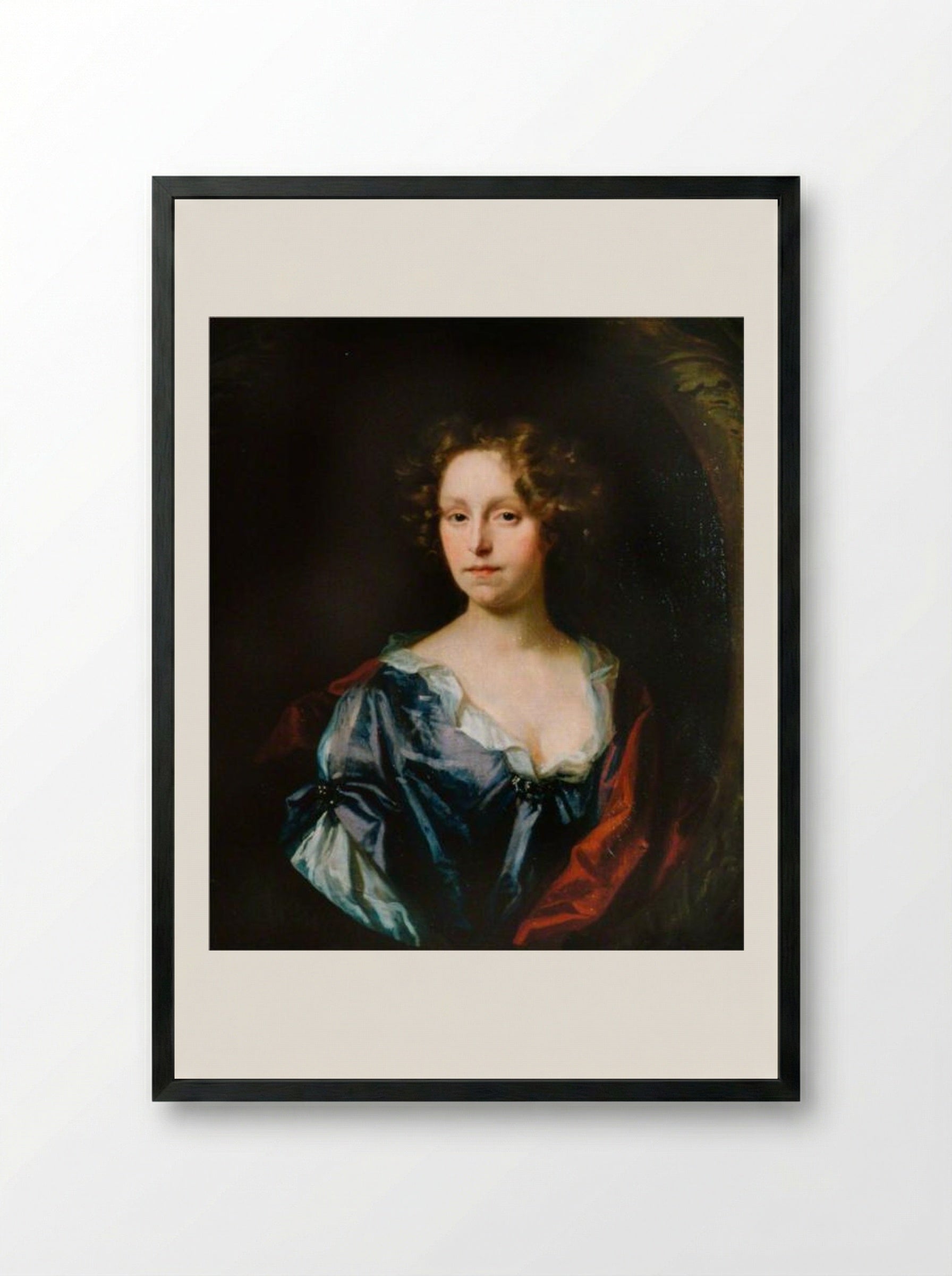 Anne Rider, Sister of John Smith, Speaker of the House of Commons - John Riley - Framed Print Black