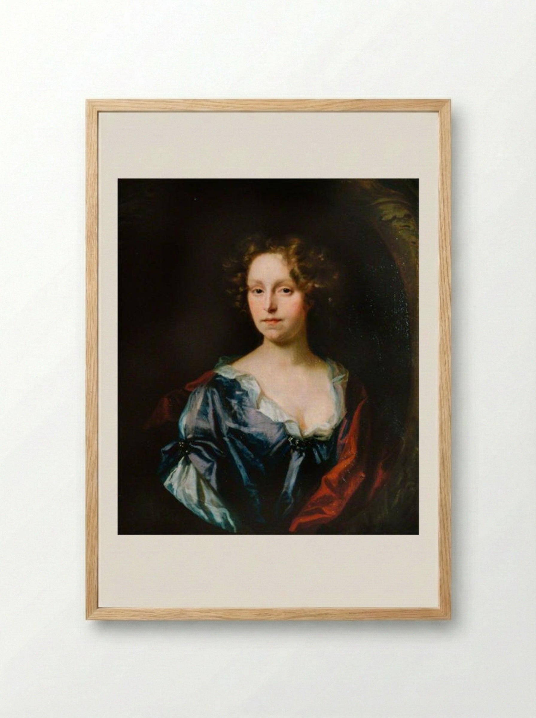 Anne Rider, Sister of John Smith, Speaker of the House of Commons - John Riley - Framed Print Wood