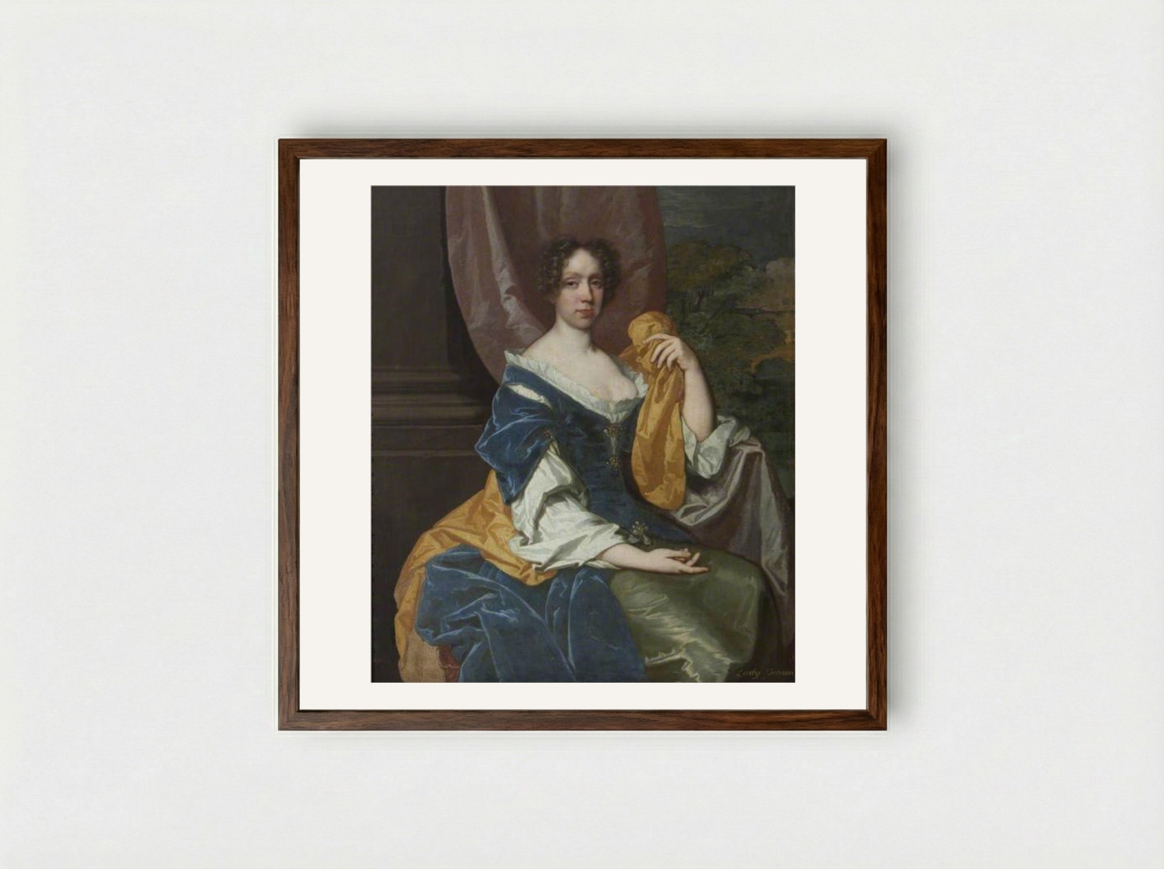 Anne Weston - John Riley - Framed Print Dark Wood