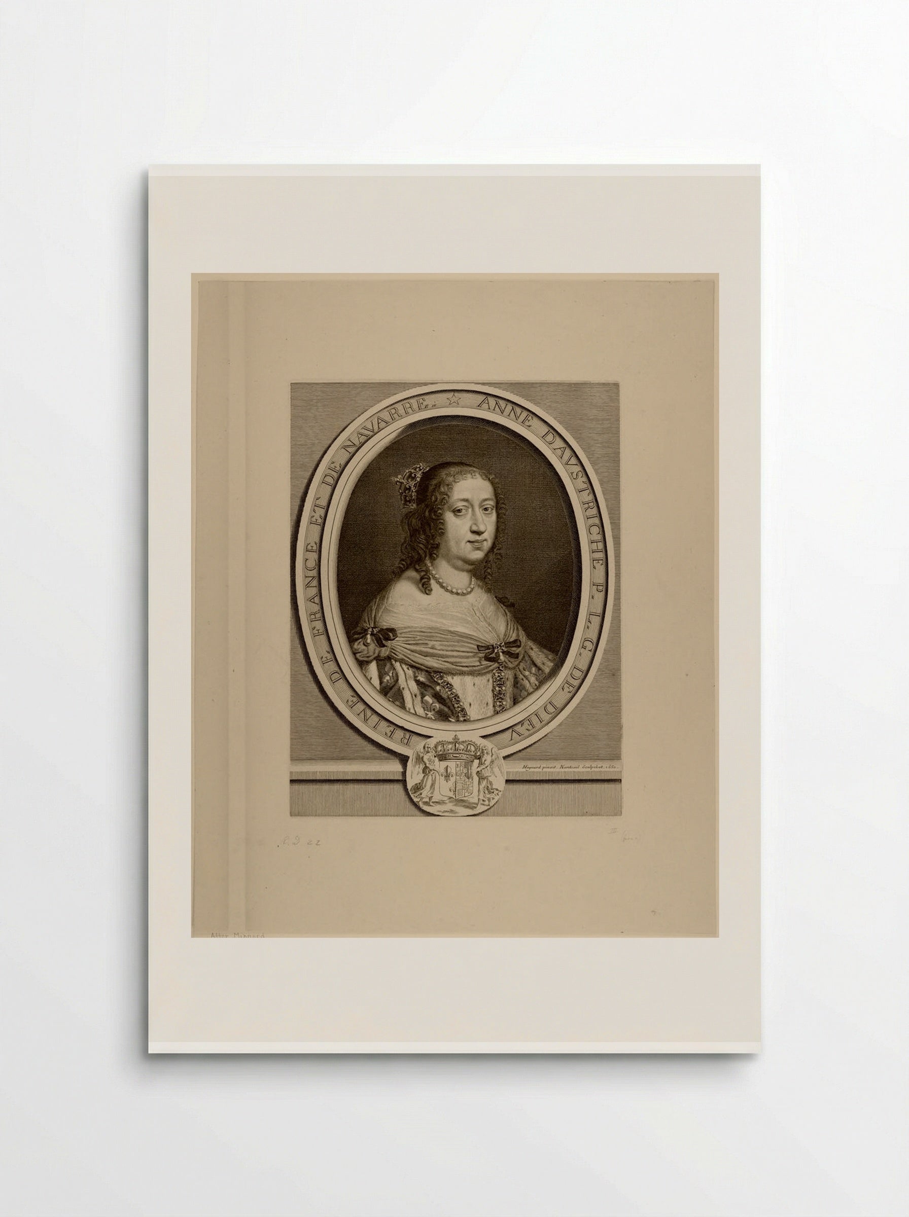 Anne d'Autriche - Robert Nanteuil - Poster