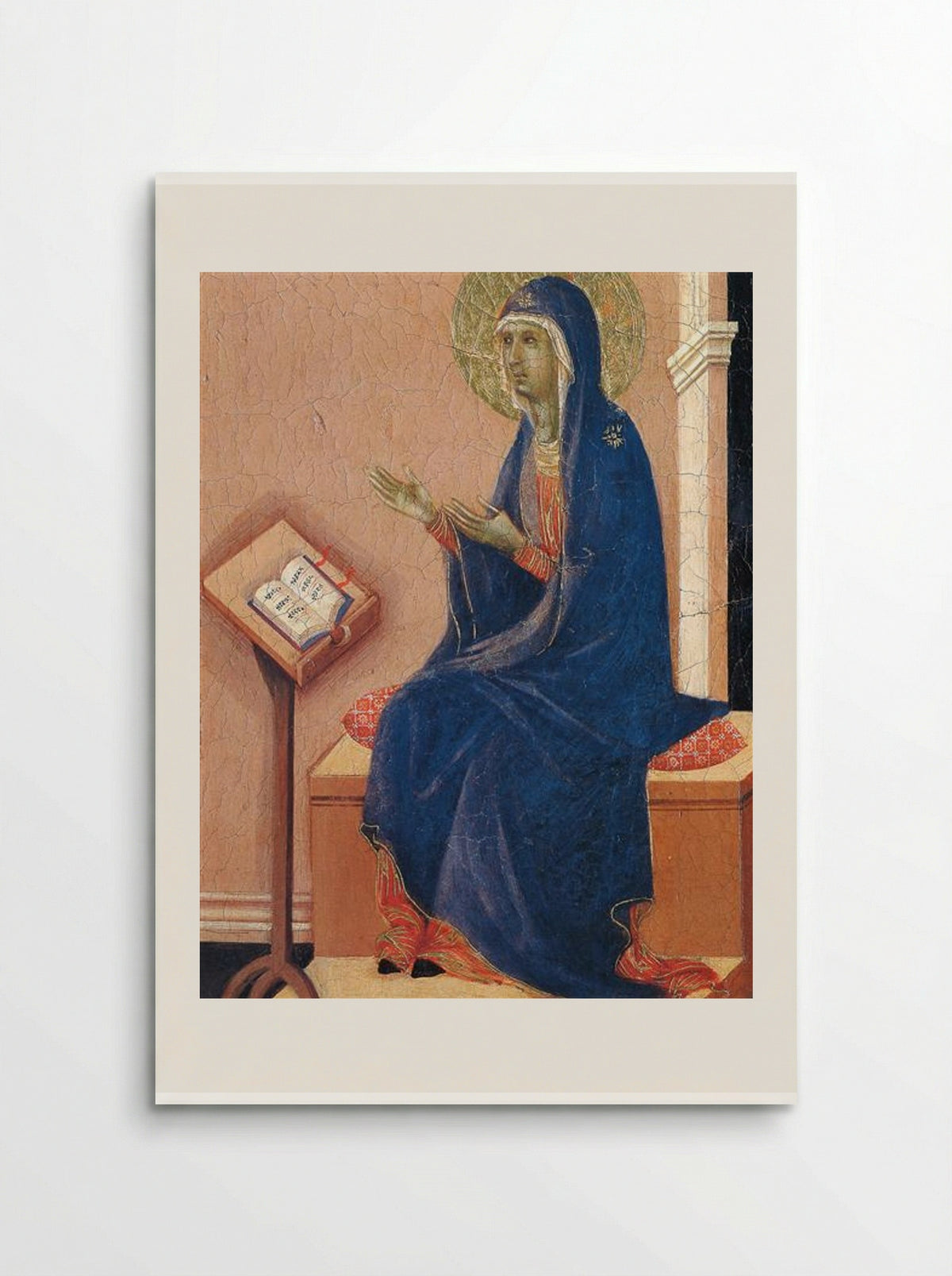 Annunciation (Fragment) - Duccio di Buoninsegna - Poster