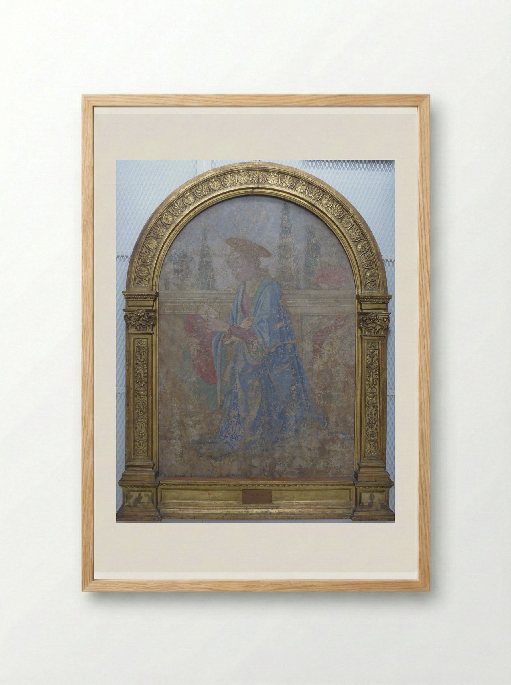 Annunciation - Domenico Ghirlandaio - Framed Print Wood