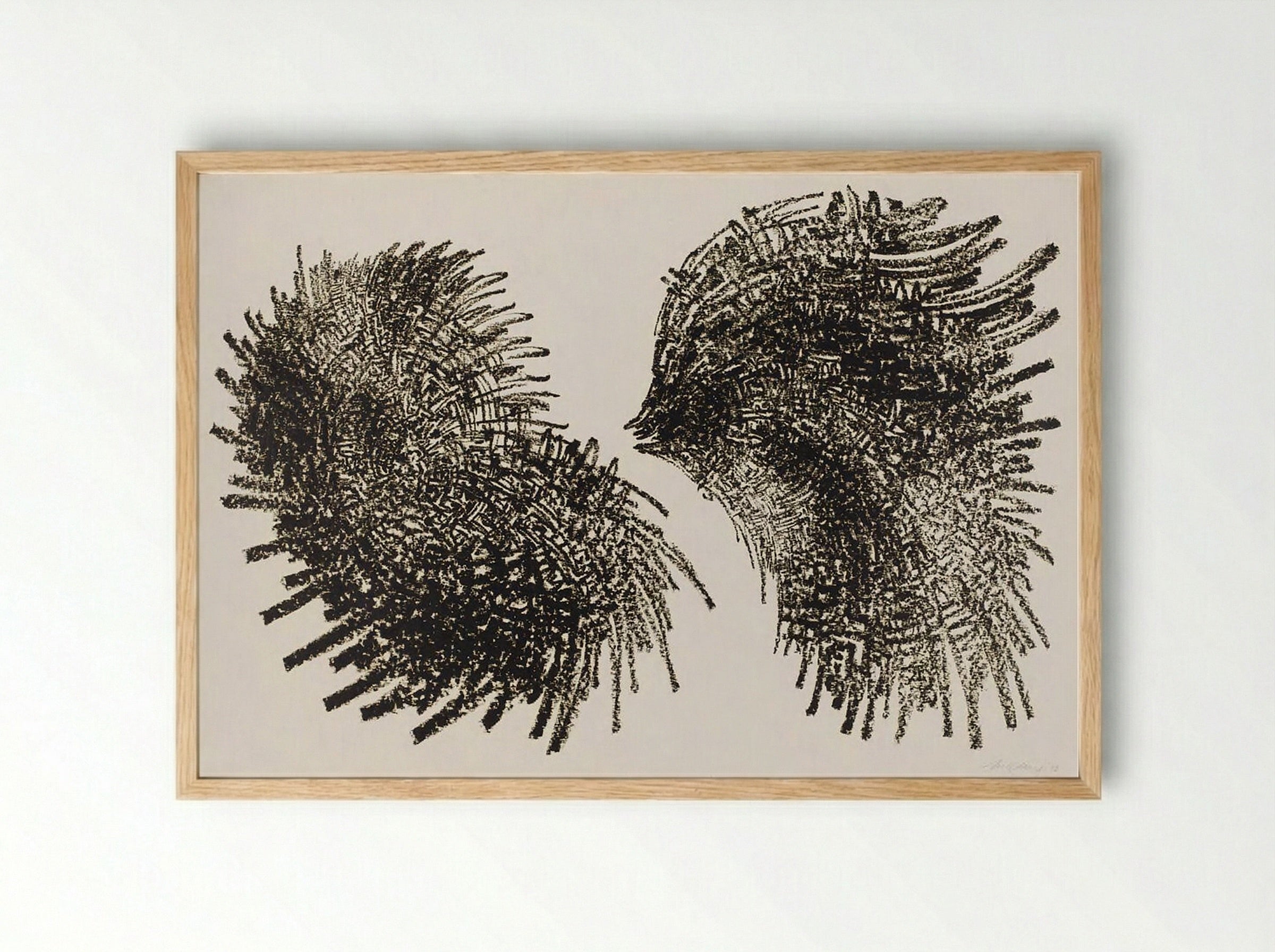 Annunciation - Martin Kline - Framed Print Wood