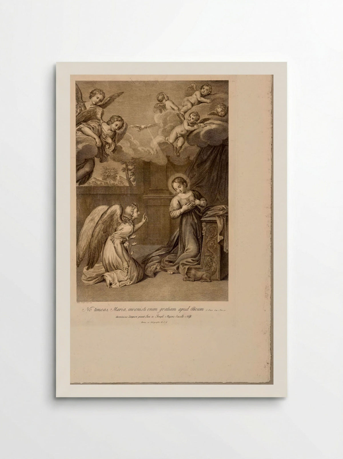 Annunciation - Domenico Cunego - Poster