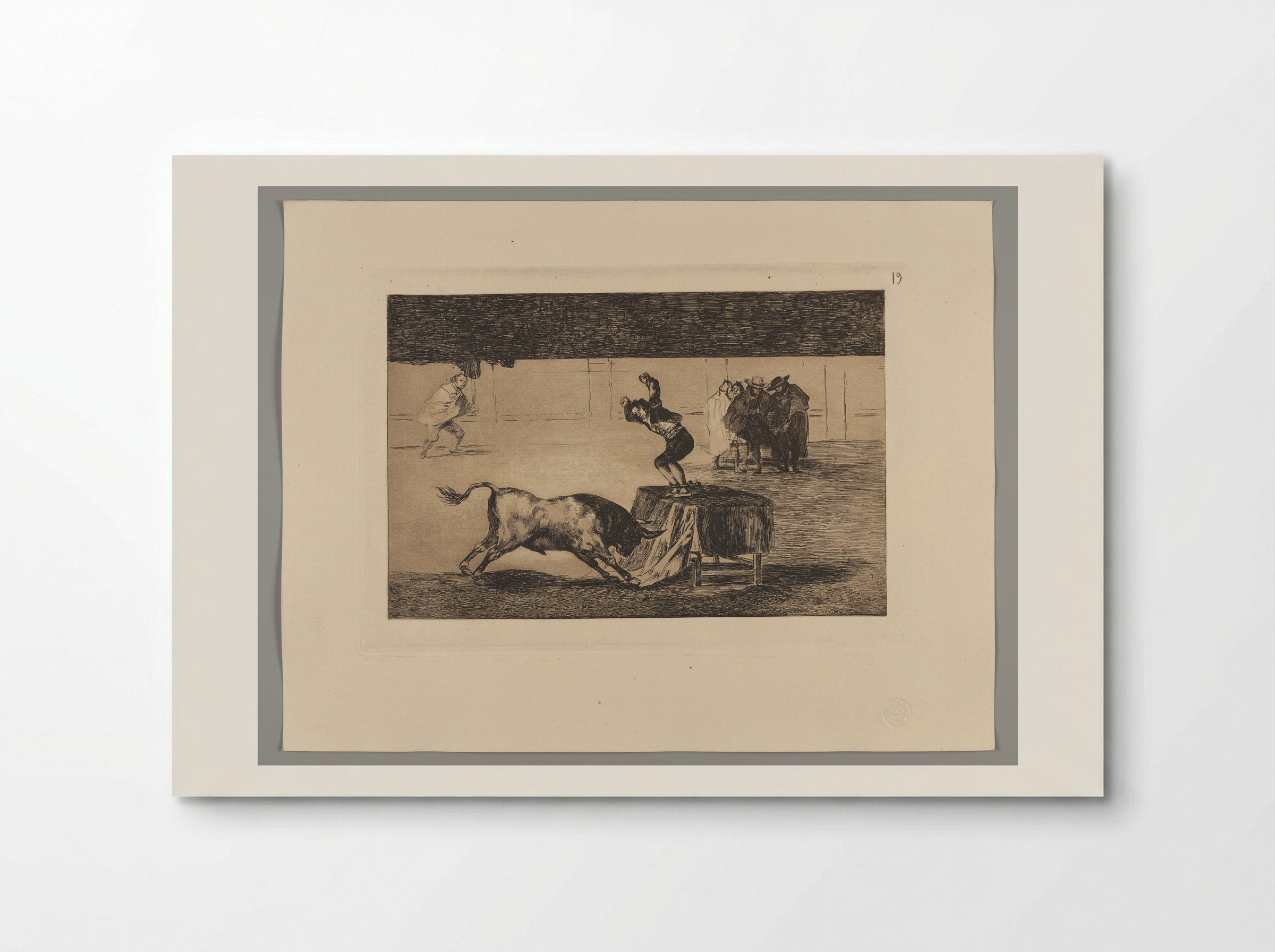 Another Madness of His in the Same Ring - Francisco José de Goya y Lucientes - Poster