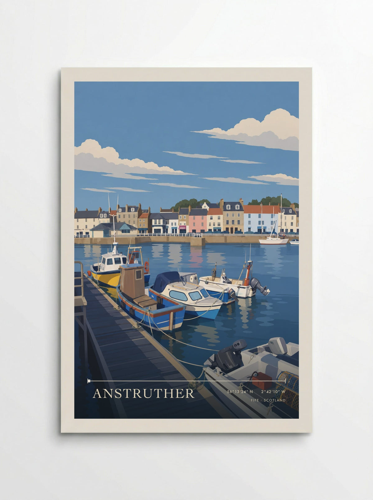 Anstruther, Fife | Travel Poster - Poster