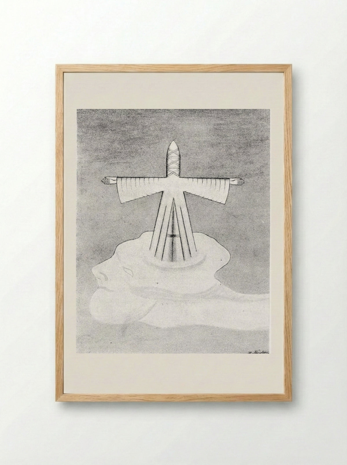 Antichrist - August Natterer - Framed Print Wood