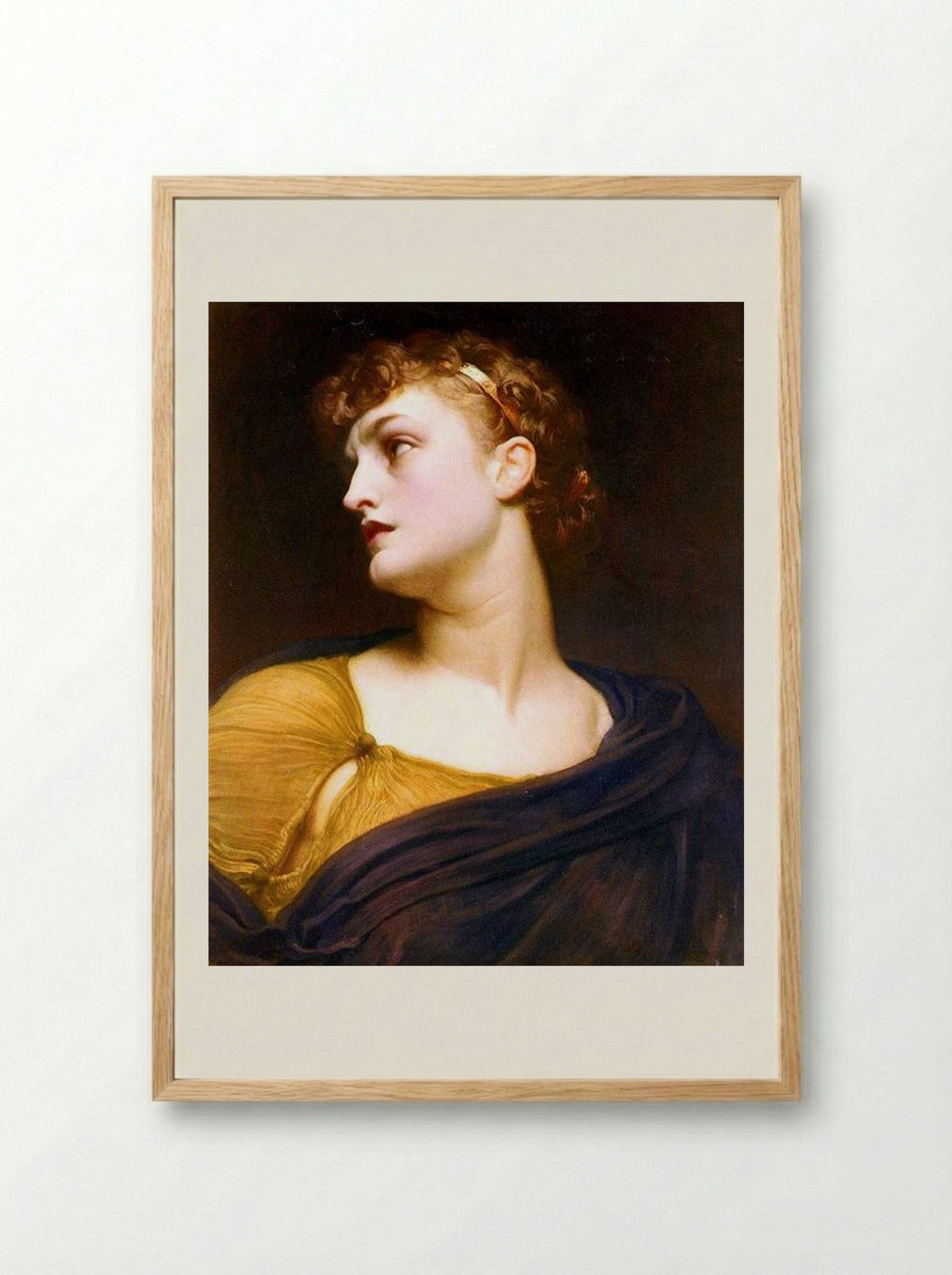 Antigone - Frederic Leighton - Framed Print Wood