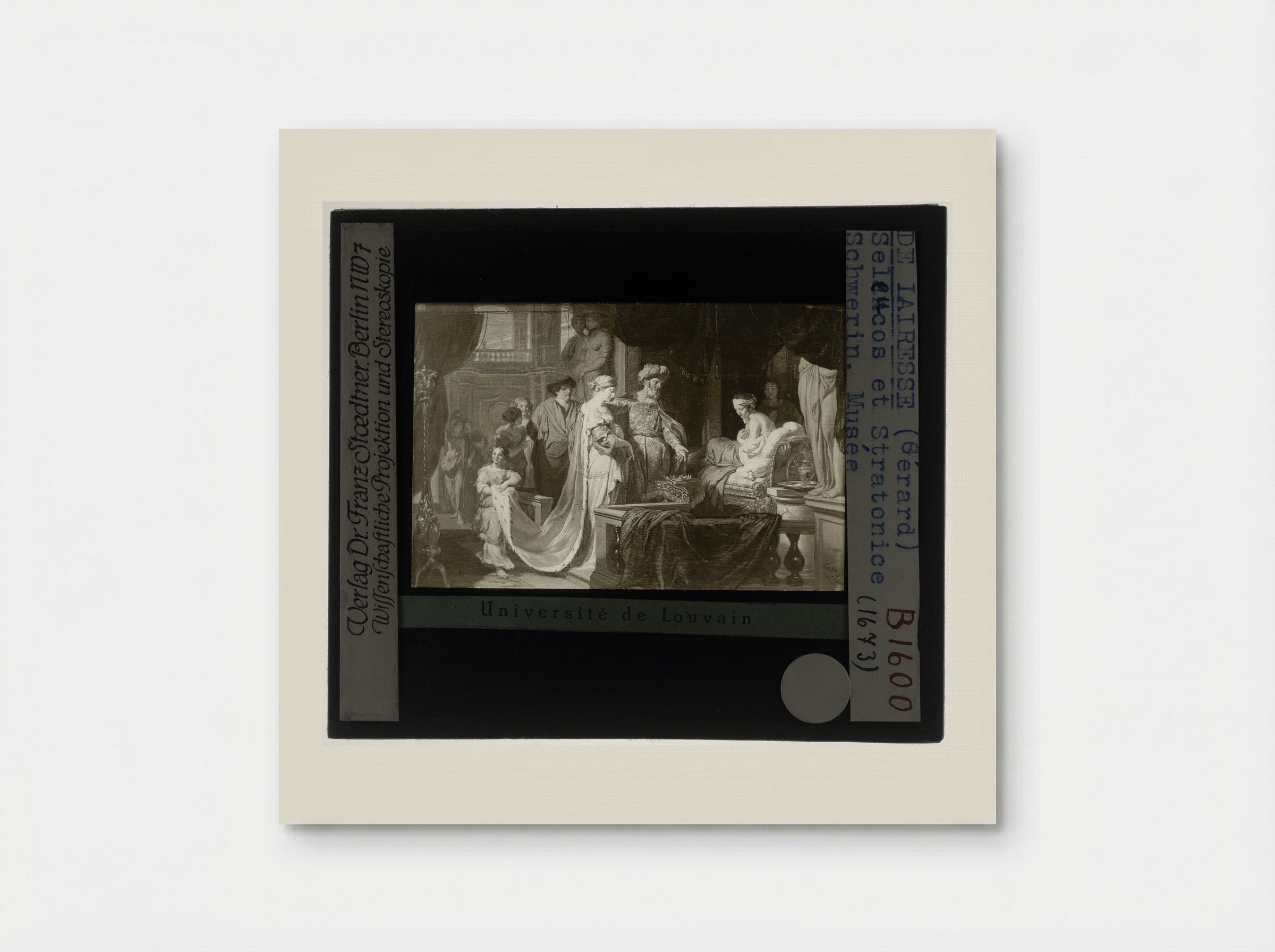 Antiochus and Stratonice - Gerard de Lairesse - Poster