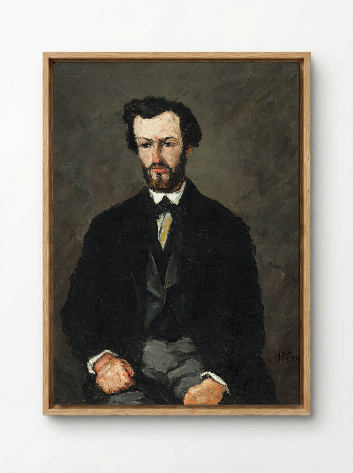 Antony Valabrègue - Paul Cézanne - Framed Canvas Wood