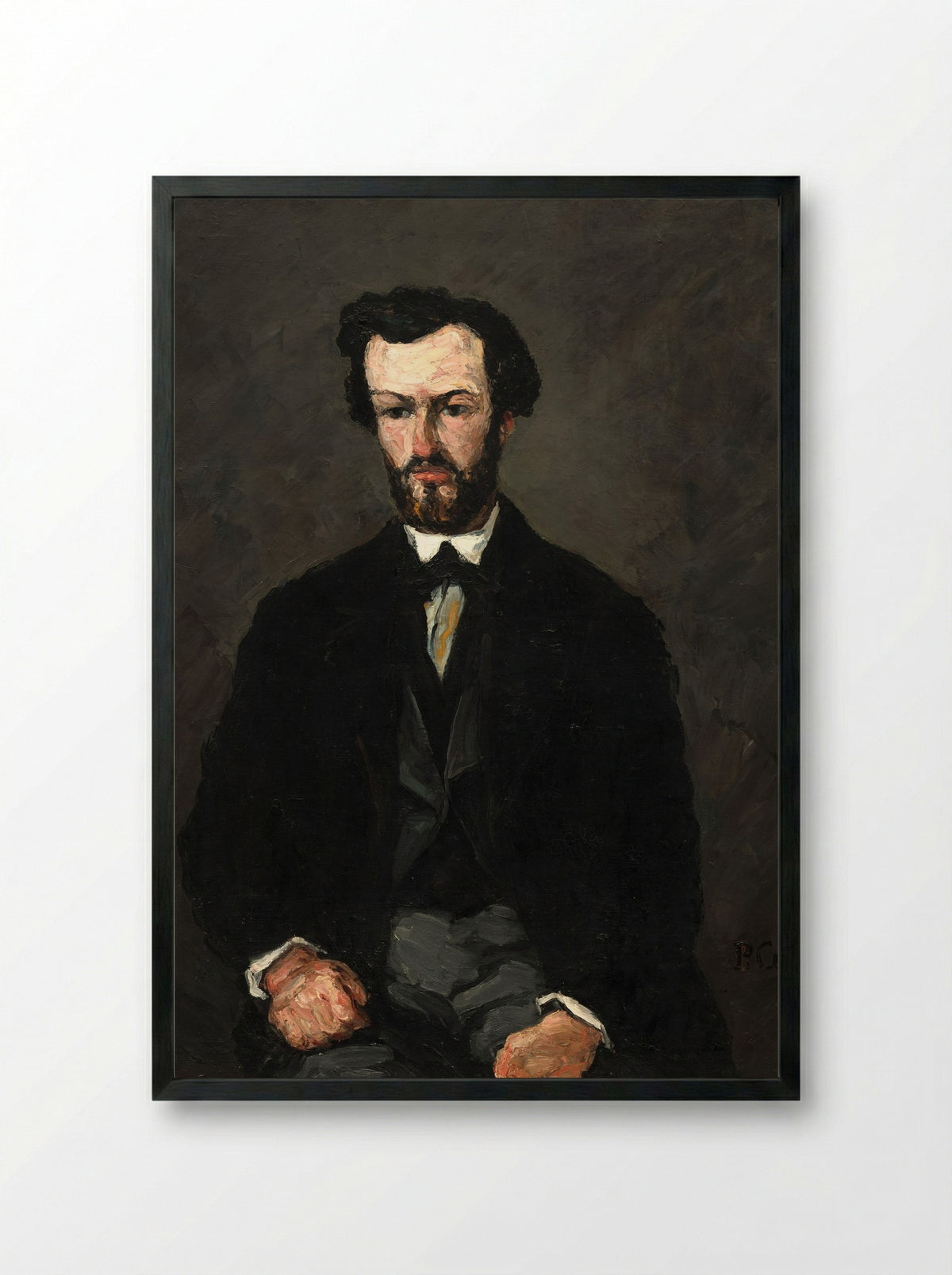 Antony Valabrègue - Paul Cézanne - Framed Print Black