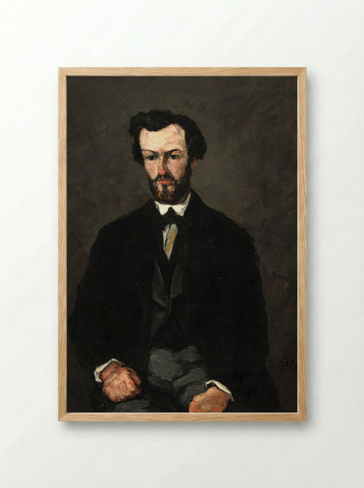 Antony Valabrègue - Paul Cézanne - Framed Print Wood