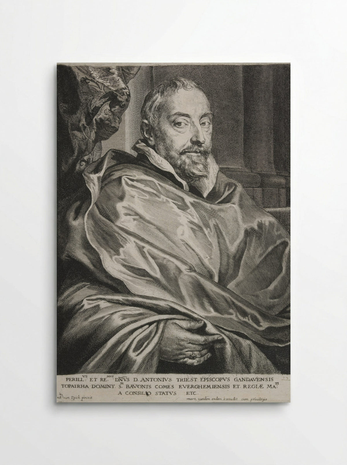 Antoon Triest, Bishop of Ghent - Anthony van Dyck - Poster