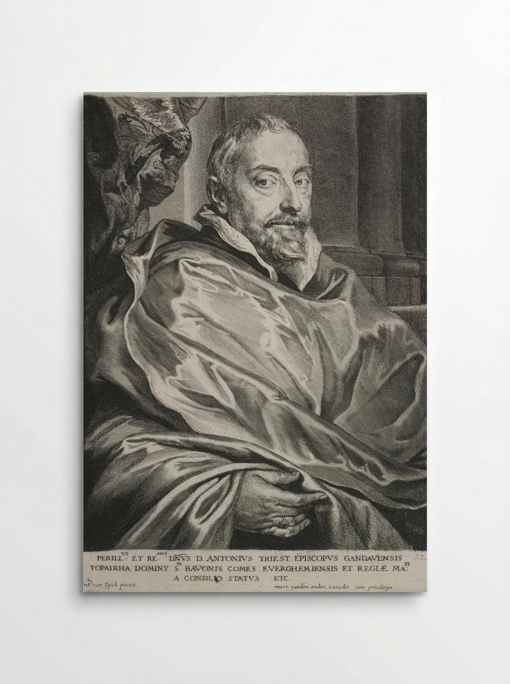 Antoon Triest, Bishop of Ghent - Anthony van Dyck - Poster