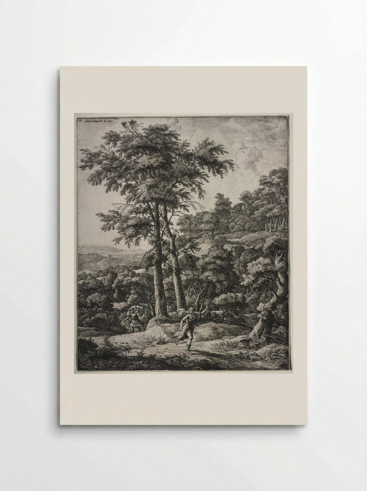Apollo and Daphne - Anthonie Waterloo - Poster