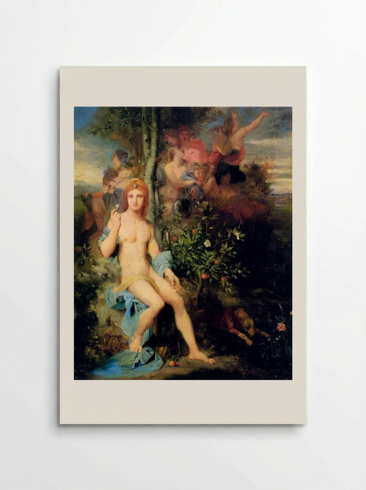 Apollo and the Nine Muses - Gustave Moreau - Poster
