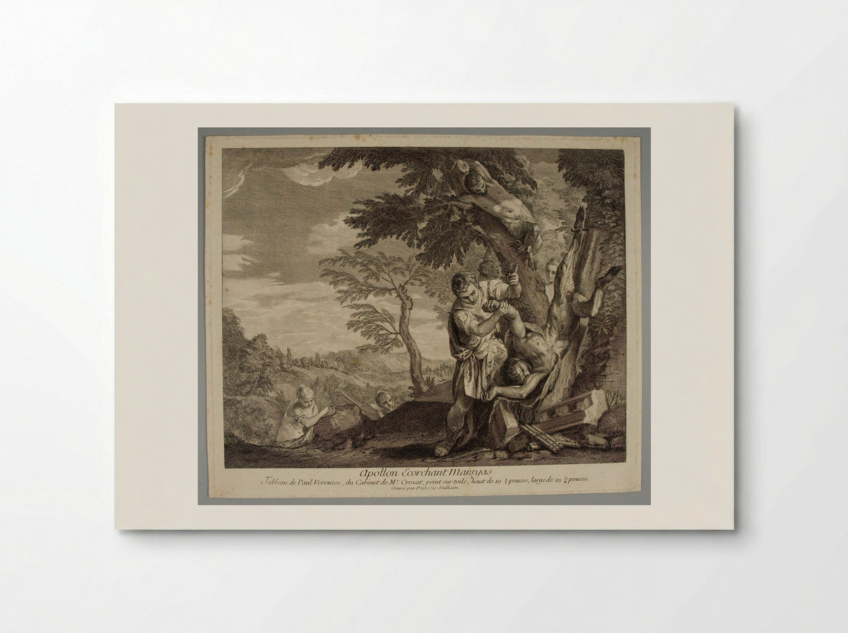 Apollon Flaying Marsyas - François Joullain - Poster