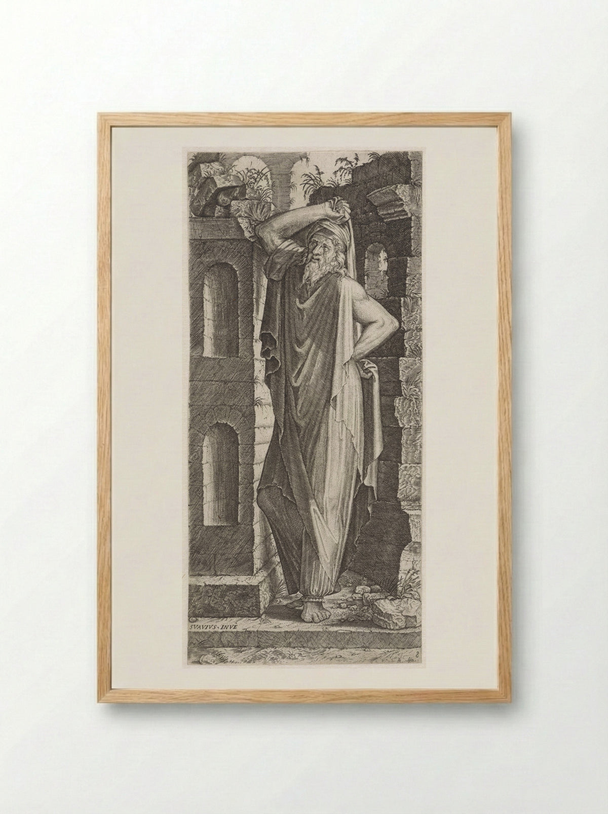 Apostel Filippus - Lambertus Suavius - Framed Print Wood