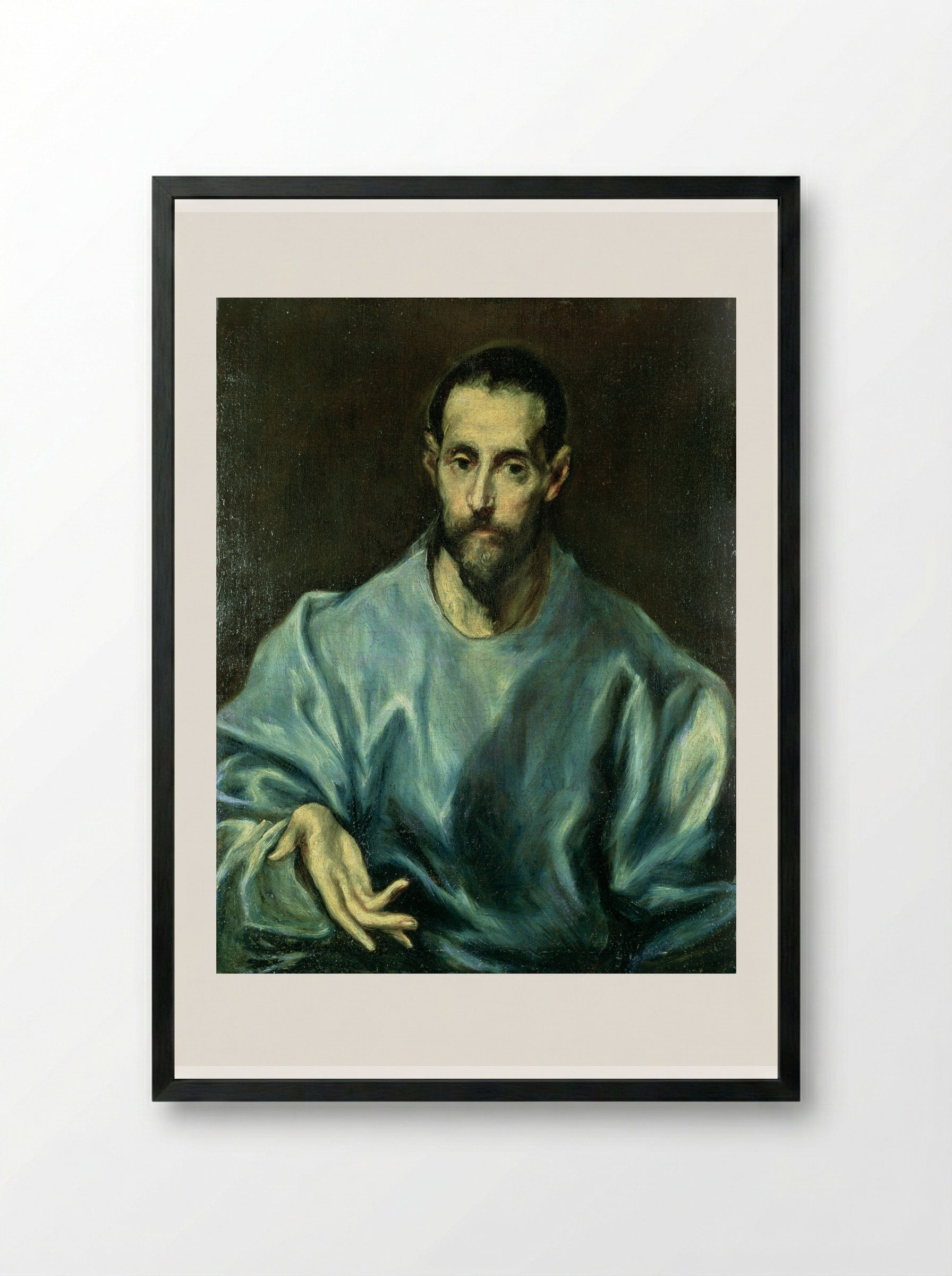 Apostle St. James the Greater - El Greco - Framed Print Black