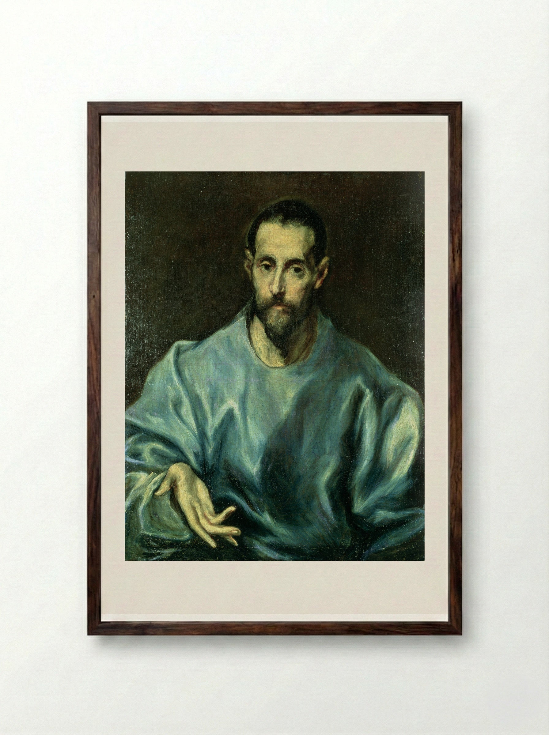 Apostle St. James the Greater - El Greco - Framed Print Dark Wood